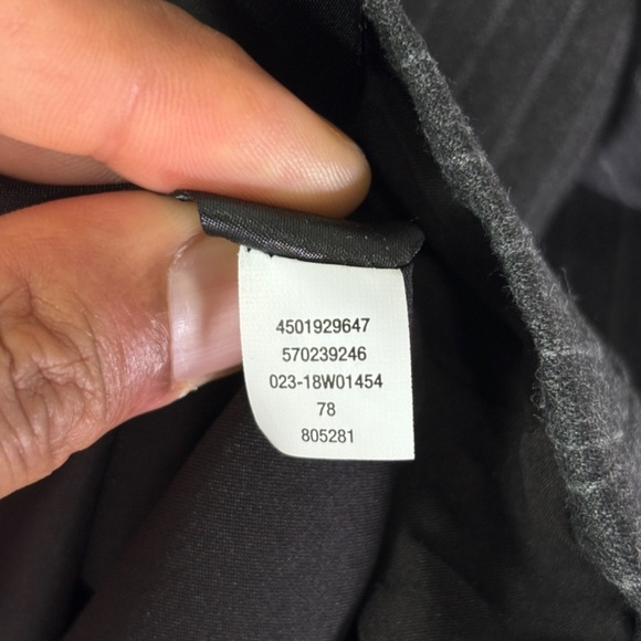 White House Black Market Women's Gray Pin Stripe Blazer Jacket Size 4 - Picture 9 of 12